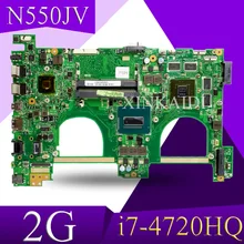 Xinkaid G550JX Материнская плата ноутбука для ASUS N550JX N550JV G550J N550J Материнская плата ноутбука i7-4720HQ Процессор GTX950M 2G