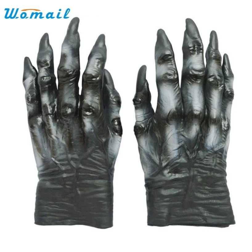 1 pair halloween cosplay latex terror gloves adult women men amazing 2016 drop ship wholesale - Halloween Novelties Wholesale 1 pair halloween cosplay latex terror gloves adult women men amazing 2016 drop ship wholesale - Halloween Novelties Wholesale