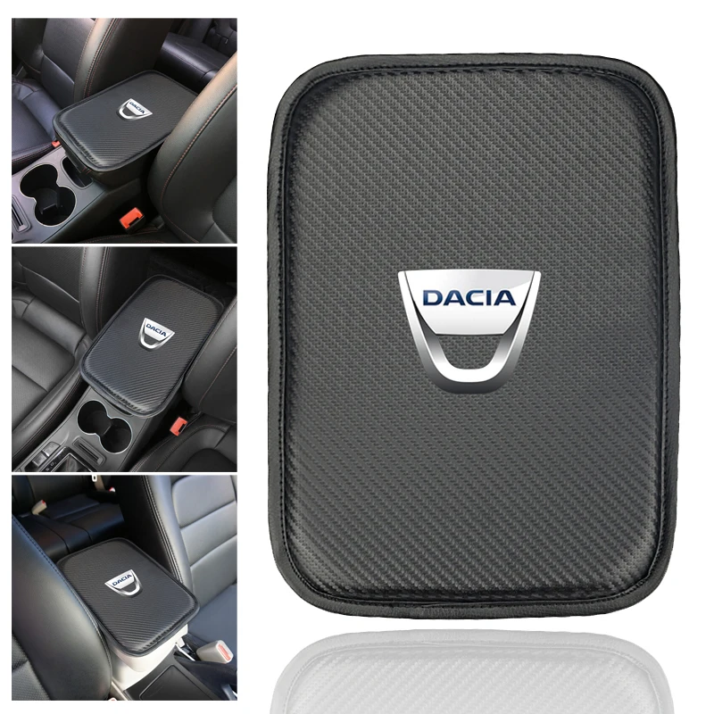 

Hot Car Armrest Pad Auto Armrests Cover for Dacia Duster Logan Sandero 2 Mcv Sandero Armrest Storage Protection Cushions
