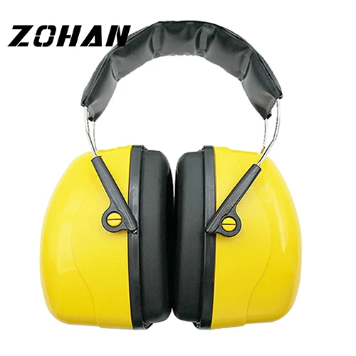 ZOHAN шумоподавление защитные наушники для ушей NRR 35 дБ шутеры Защита слуха наушники Регулируемая стрельба защита ушей - Цвет: Yellow