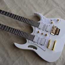 Специализированный цех белого цвета двойные горлышки электрогитары 6+ 6 струны