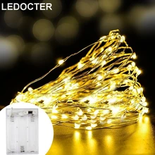 

Christmas Holidays 5M 2M 10led/M Silver Wire Fairy Garland LED String lights Home Wedding Party Decoration Powered by Battery