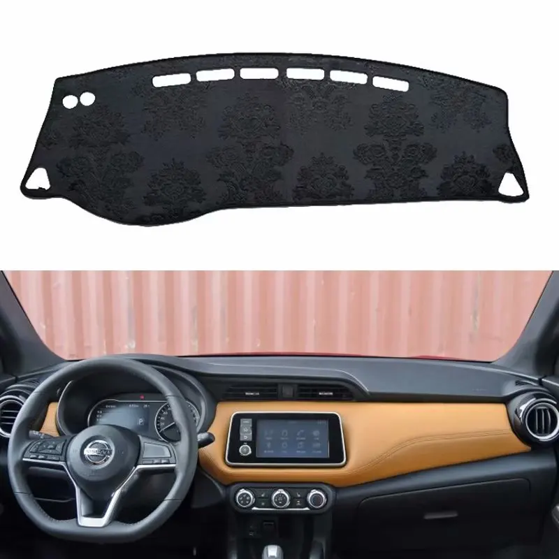 for Nissan Kicks 2016 2017 2018 Flannel Dashmats Dashboard Covers Dash