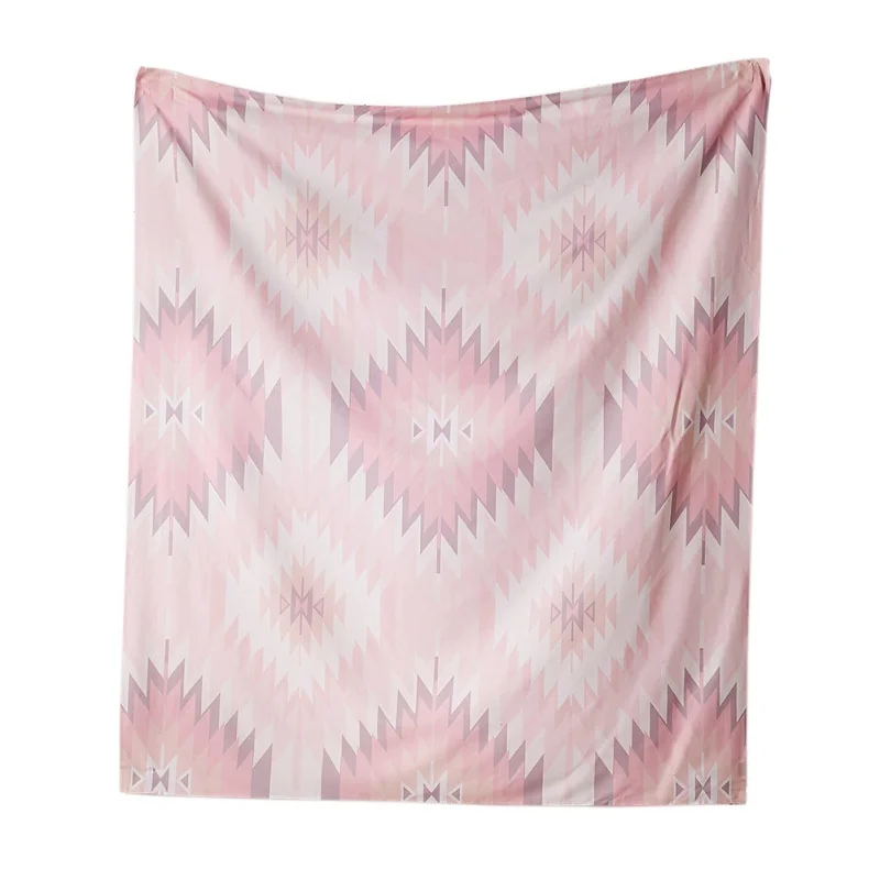 

130x150cm Europe Style Tapestry Summer Beach Towel Plant Star Flag Pattern for Living Room Sleeping Room Hanging Wall Decoration