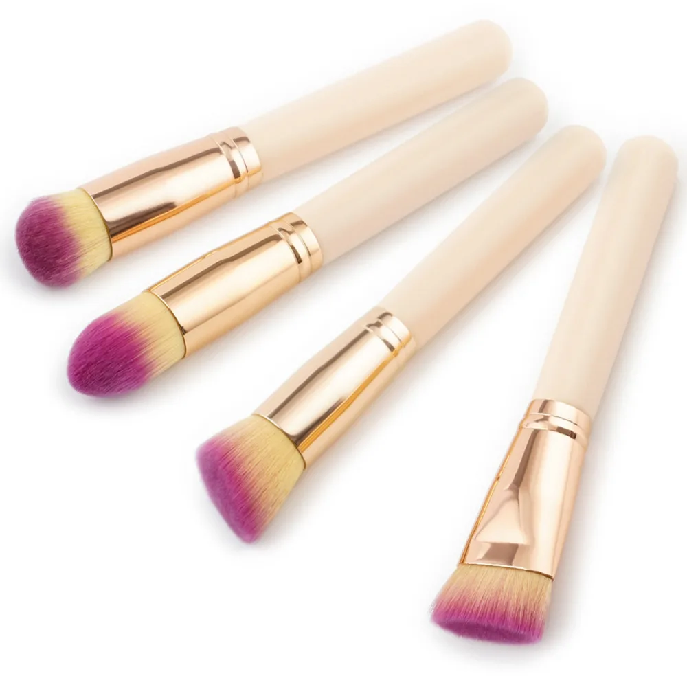 

GUJHUI 1PC Soft Makeup Brush Synthetic Hair Contour Foundation BB Cream Comestic Brushes Loose Powder Makeup Brushes