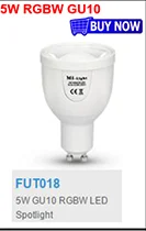 MiLight E27 12 Вт RGB+ CCT Светодиодный прожектор лампы FUT105 110V 220V Полный Цвет дистанционного Управление WiFi смарт-лампы в виде Совместимость 4-Зона дистанционного управления