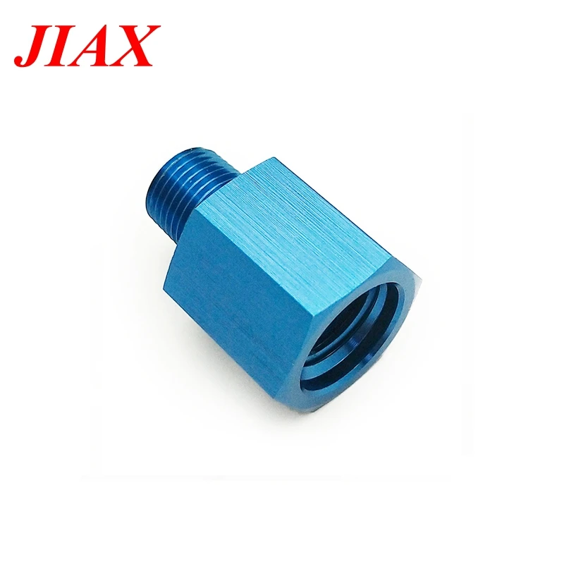 5 шт. 1/8 NPT Male к M12 * 1 синий Алюминиевый датчик давления для топлива и масла адаптер с