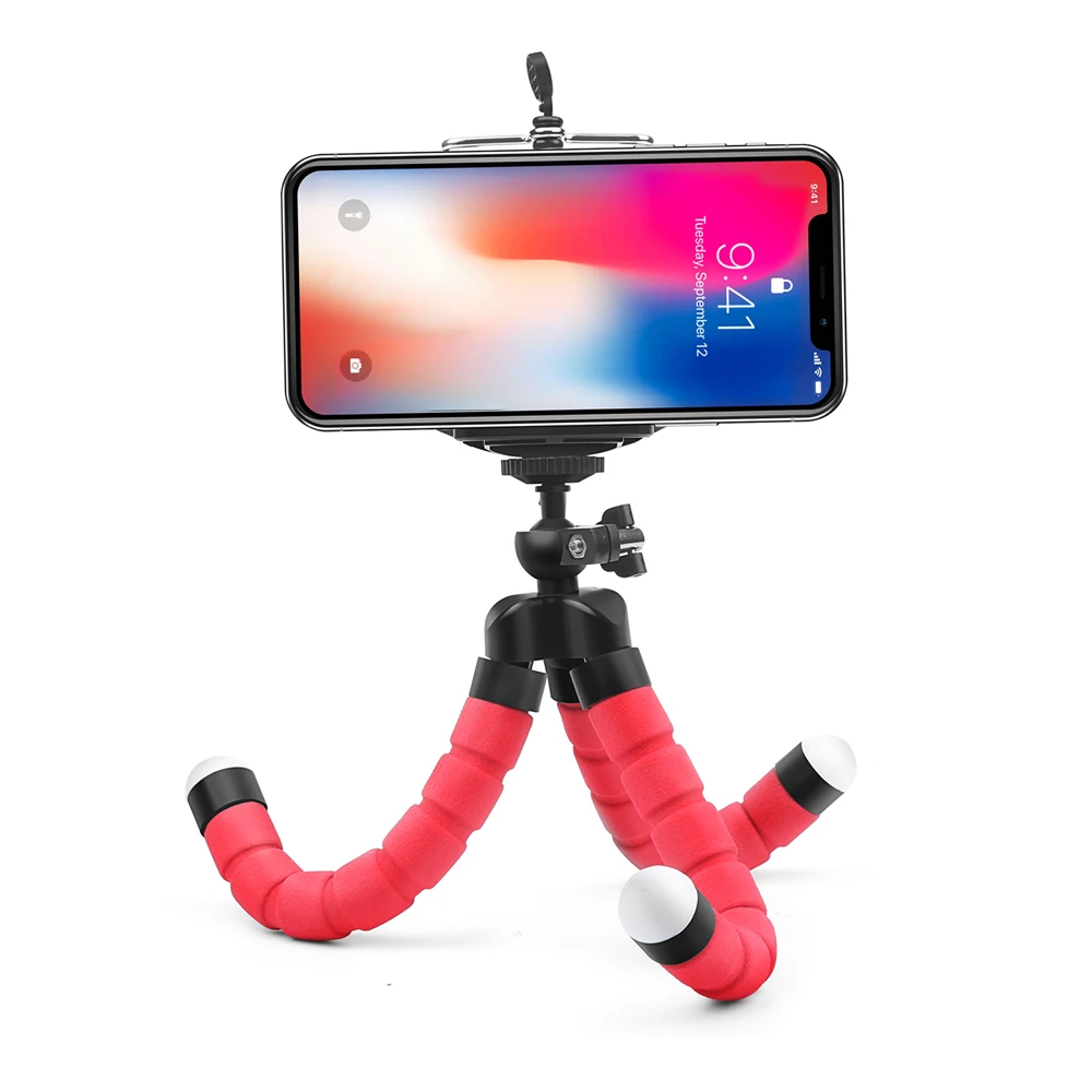 Мини Осьминог штатив стенд держатель для мобильного телефона с телефона клип крепление для iphone 11 Xiaomi 8 huawei GoPro Экшн камера