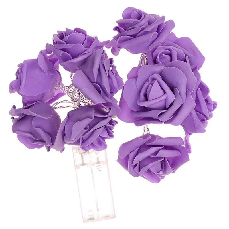 Flor do Feriado do Natal Luzes da Corda para Decoração de Casamento dos Namorados Conduziu a Lâmpada Sale Bateria Operado Led Rose 10 - 20 Hot 3 m 23 HOT SALE 3 M Bateria Operado LED