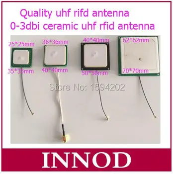 

4 kinds small Uhf rfid Ceramics antenna 865-868MHZ passive 0-3dbi 10cm-4M short range rfid antenna Circular Polarization