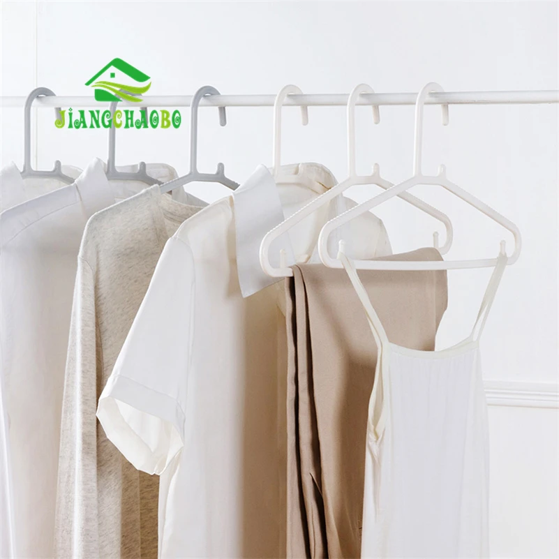 20 قطع من عدم الانزلاق شماعات الملابس البلاستيكية منزل الطفل خزانة رفوف التجفيف الشماعات الكبار