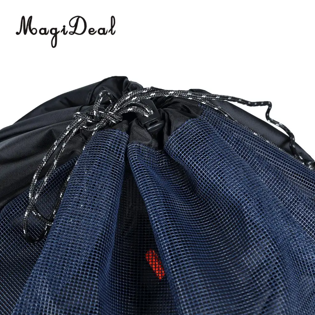 MagiDeal Lightweight Foldable SCUBA Snorkeling Mesh Duffel Backpack Dive Bag w/ Compact Pocket for Diving Swimming Accessories