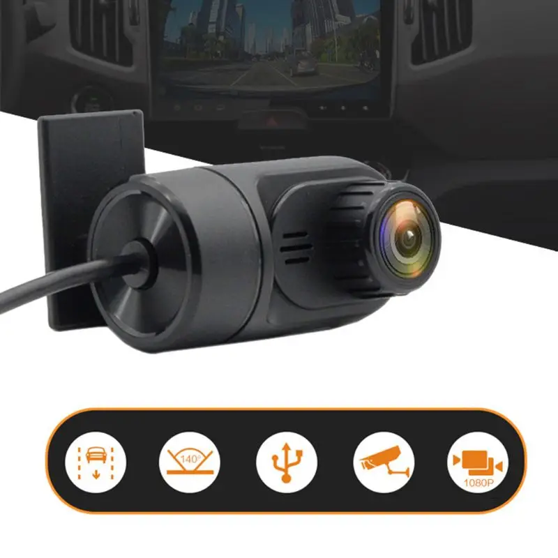Автомобильный видеорегистратор с USB камерой для HD 170 градусов ночным видением и G