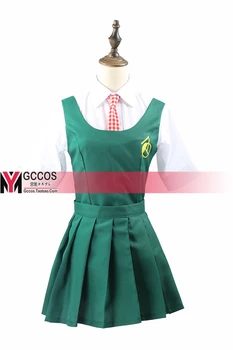 

2016 Super Dangan Ronpa 2 Danganronpa Mahiru Koizumi School Uniform White Shirt Skirt Anime Party Cosplay Costume For Women
