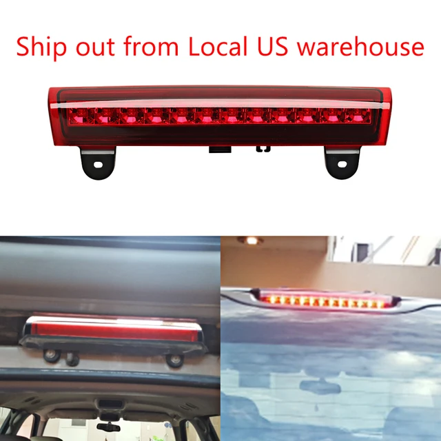 Housing Rear Roof 12 Led 3rd Third Brake Light For 00 06 Gmc 92 04 Housing Rear Roof 12 Led 3rd Third Brake Light For 00 06 Gmc 92 04 Chevy S10 Suburban Tahoe Yukon Red Gray White