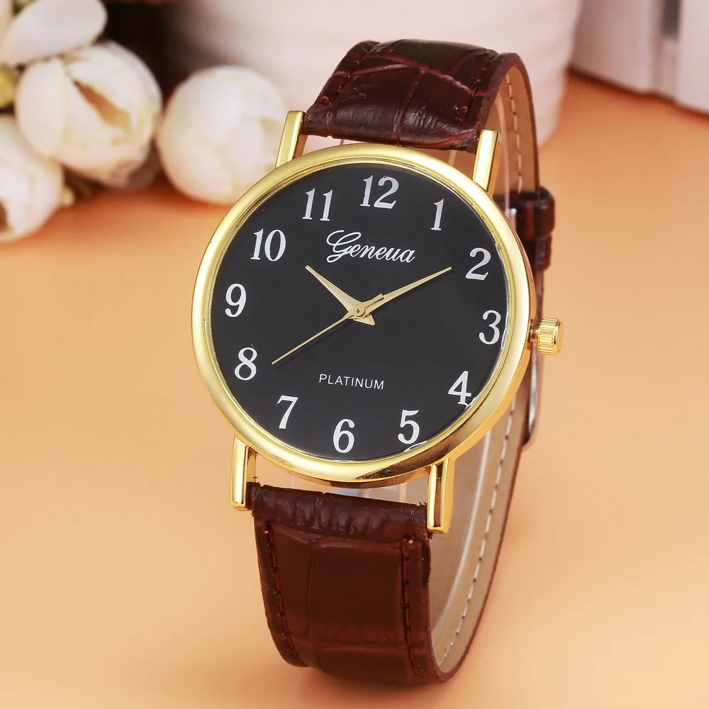Часы мужские часы Роскошные Аналоговые кварцевые наручные часы с кожаным ремешком повседневные мужские часы Relojes Hombre& Ff