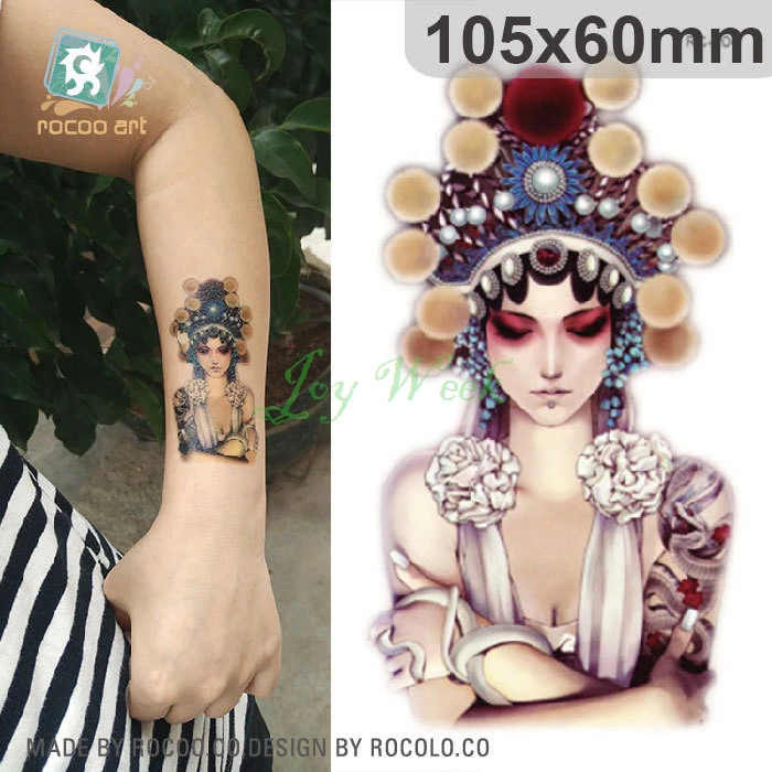 

Waterproof Temporary Tattoo Sticker Chinese drama character tatto stickers flash tatoo fake tattoos for girl women men