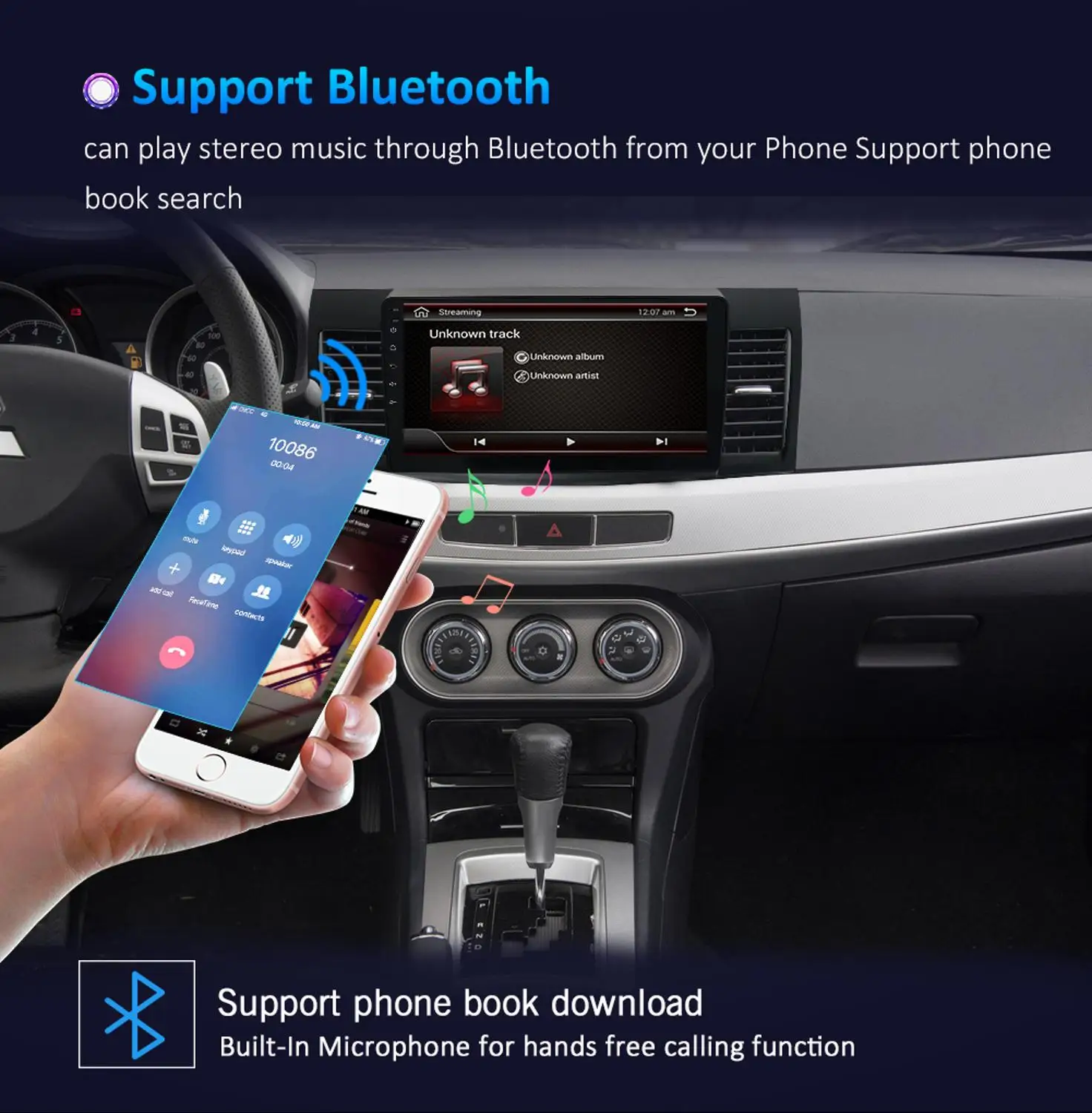 Cheap Bosion For mitsubishi lancer 2010-2016 Android 8/9 Autoradio Car Multimedia Player GPS Navigation Head Unit with wifi BT RDS USB 5