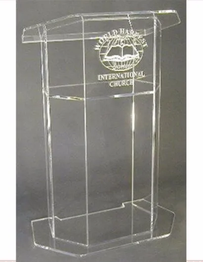 Акриловый лектерн/Lucite Chruch Podium/прозрачного ПММА Pulpit Clear Lectern Clear церковный Подиум плексиглас