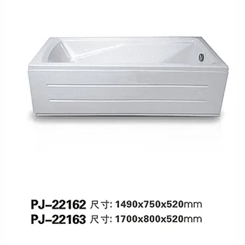 

acrylic cheap freestanding bathtub/White rectangle tubs
