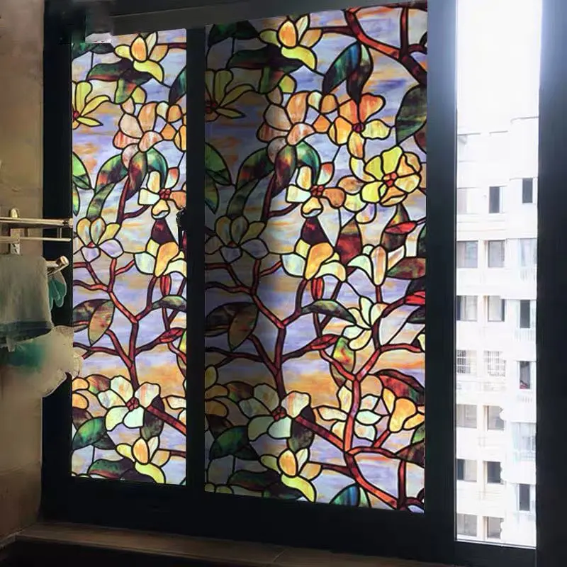 Витражная пленка на стекло самоклеющаяся. Vitrajni dveri. Плёнка для стекла декоративная. Матовый витраж. Витраж на окно пленка.