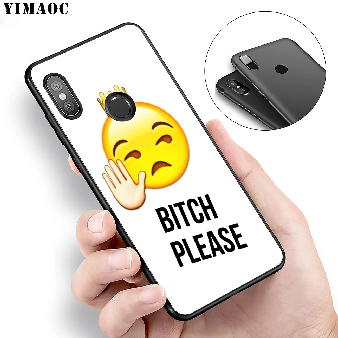 Мягкий силиконовый чехол YIMAOC розового цвета для Xiaomi Redmi K30 K20 Note 8 8T 7 5 6 Pro Mi из ТПУ с
