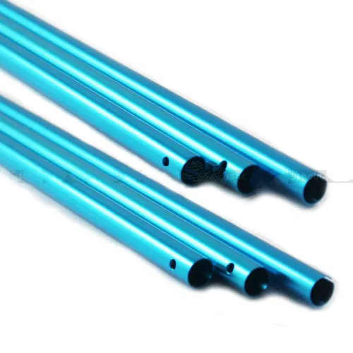

6Pcs Aluminium Tail Boom Blue Heli partsFor rex Align 500 RC Helicopter