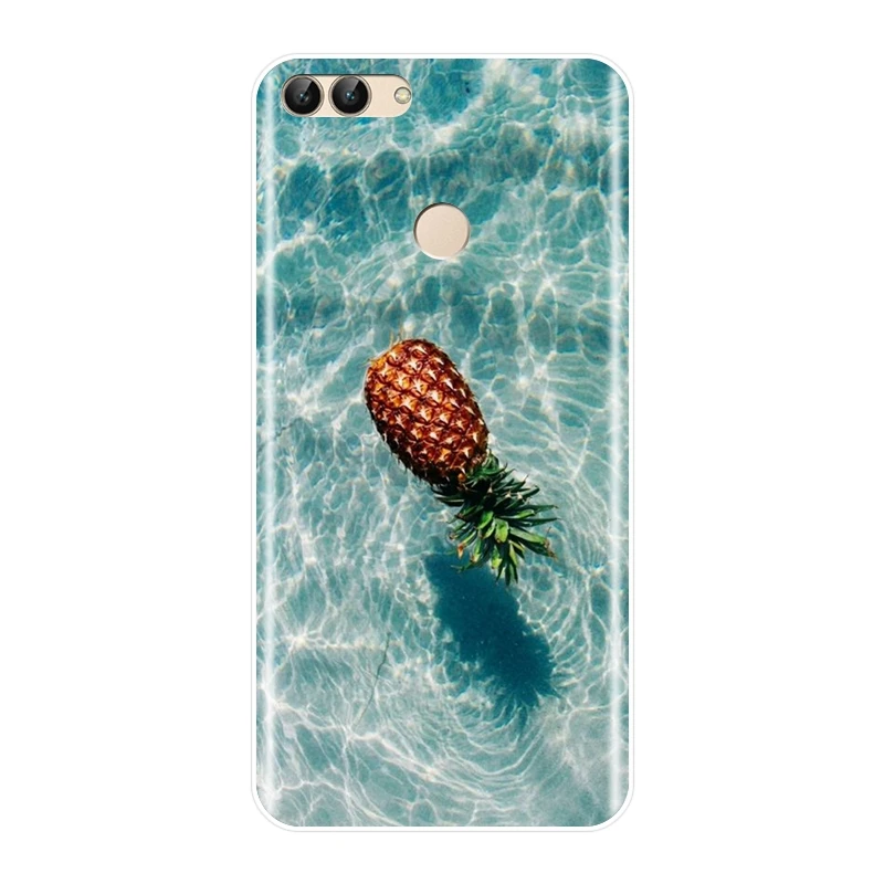 Мягкий силиконовый чехол для телефона Huawei P20 Lite Pro P9 P10 Plus P Smart Pineapple задняя крышка P8