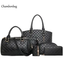 2016 Mujeres Bolsa de Conjunto de Tela Escocesa Niñas Bolso Bolsas Para Mujeres Cuero de LA PU Bolsos de Las Señoras Bolsos Bolsos Baratos N102