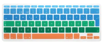

A1370 A1465 EU UK Spanish Keyboard Cover for Mac Macbook 11" Silicone Rainbow Series Film Skin Keyboard Protector