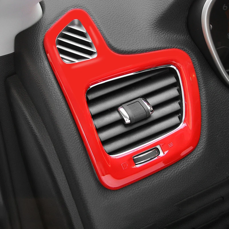 Для Jeep Compass Dashboard кондиционер рамка выходов Декоративные Чехлы наклейка капот