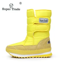 2017 New Winter Thickening Women’S Shoes Snow Boots Thermal Shoes Women’S Boots Slip-Resistant Waterproof Boots Warm Heels Shoes