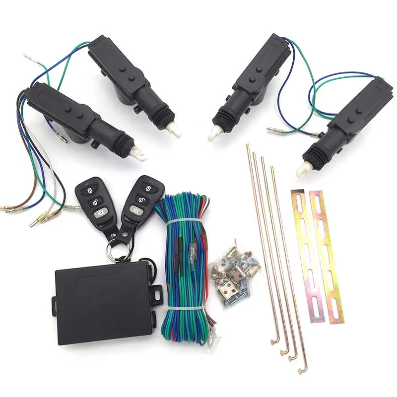 Central Lock Kit with remote control Warning Light horn prompts Door