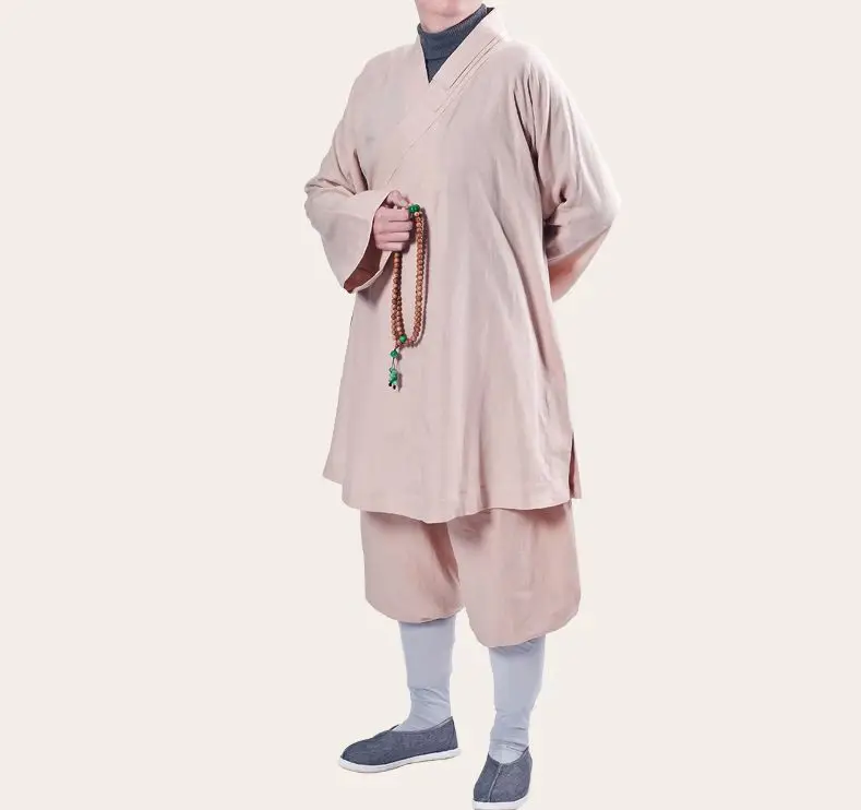 Унисекс буддийские костюмы халат кунг фу Униформа abbot nun Lohan ARHAT комплекты одежды