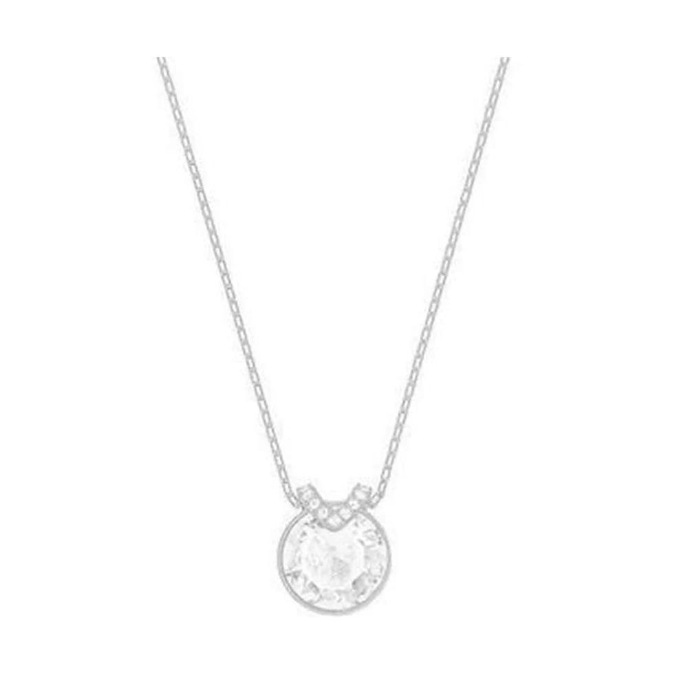 

2018 New Silver Color Ladies Elegant Wild Round Clavicle Chain Jewelry Simple Yet Feminine To Add a Feminine Atmosphere