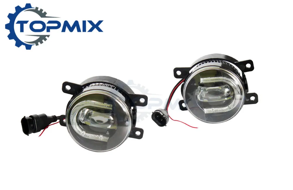 ФОТО For Toyota Opel Ford Nissan Honda Land Rover Suzuki CRE E LED Fog Lamp with daytime running lights car styling accessories DRL