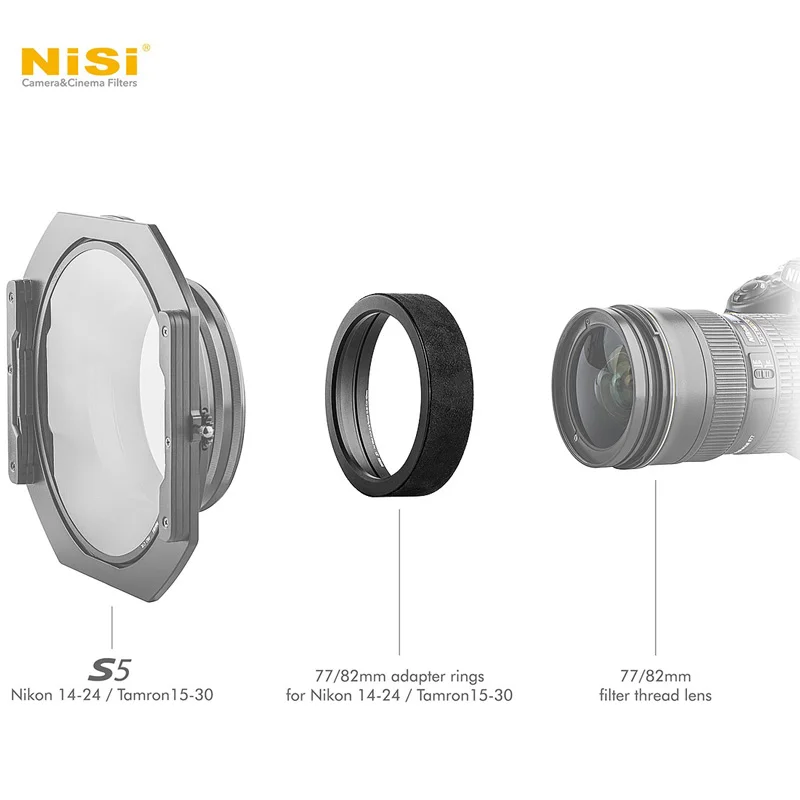 

NiSi S5 150mm Filter Holder kit with Pro-CPL for 77mm / 82mm diameter