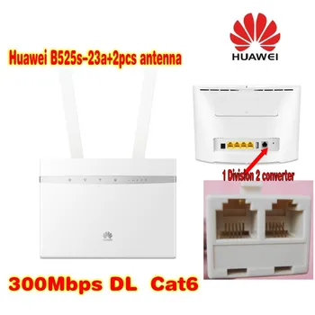 Günstig Huawei B525s-23a 4G LTE Cat6 Wireless Router Plus Mit 2 Stücke Antenne + Freies Geschenk