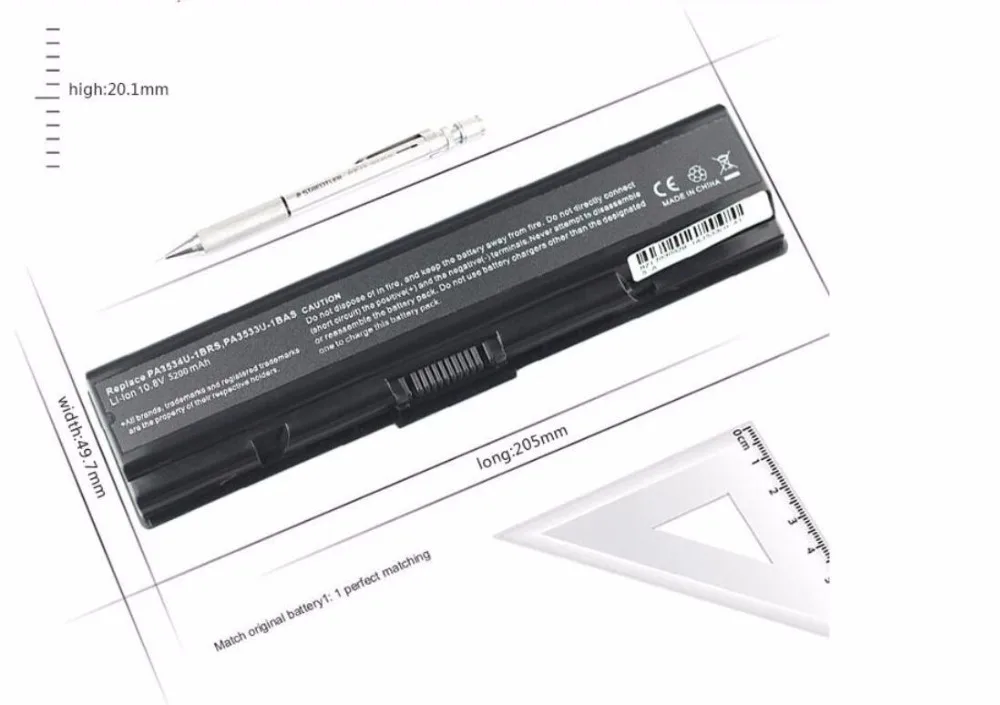 Аккумулятор для ноутбука HSW Toshiba PA3534U 1BRS PA3535U 1BAS pabpabas098|battery for toshiba|battery toshiba