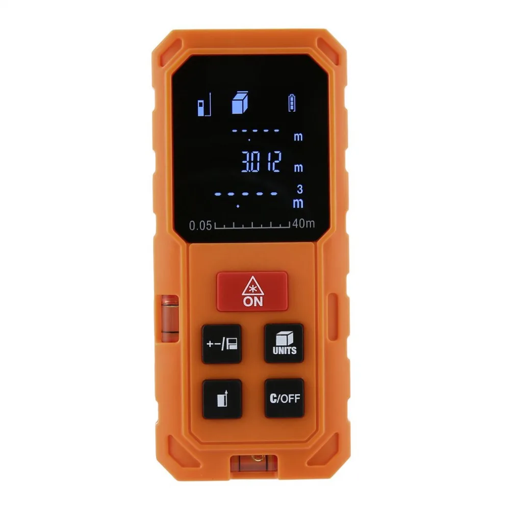 

Laser Rangefinder Digital Laser 40M 60M 80M 100M Distance Meter Electronci Ruler Tools Handheld Electronci tape measure orange