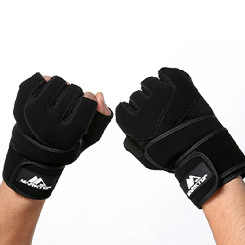 Marktop Sports Wrist Support Gloves Half Finger Anti Slip Gel Pad Breathable Motorcycle Warm Sports Safety M5053 Marktop Sports Wrist Support Gloves Half Finger Anti Slip Gel Pad Breathable Motorcycle Warm Sports Safety M5053