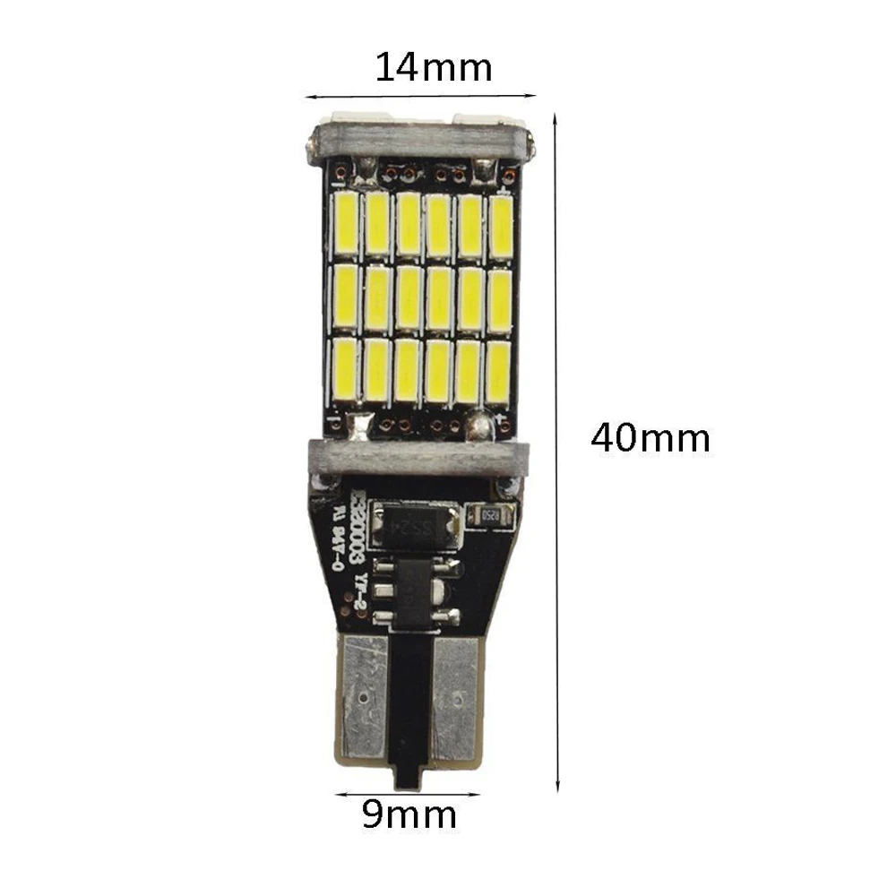 2 шт. Автомобильные светодиодные лампы T15 W16W 45 SMD 4014|lamp white|lamp lamplamp led 4014 |