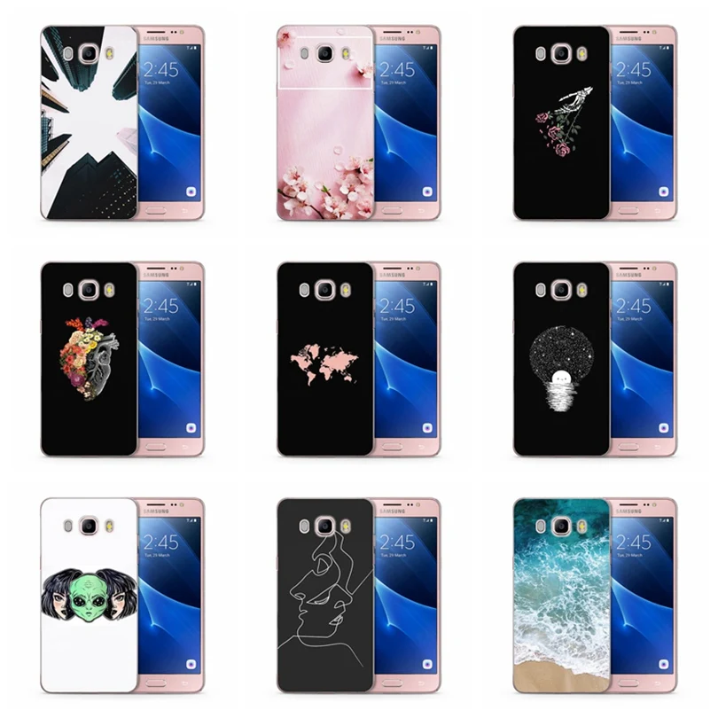 Роскошный чехол из ТПУ для Samsung Galaxy A3 A5 2016 2017 prime J1 J2 J3 J5 J7 цветной мягкий крутой