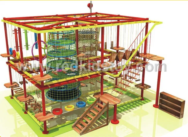 US $599.00 Guaranteed Quality Adventure Playground Facility Exported to Hungary HZ-067-2
