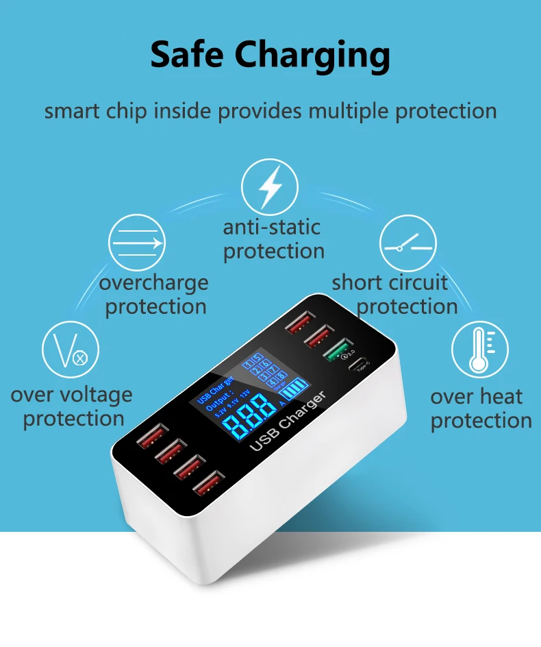 Multi Port USB charger_3
