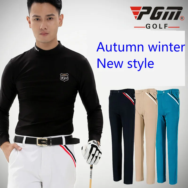 PGM autumn Golf Sportswear Pants Men Spring Thin Golf Trousers Male Candy Colorful High Elastic 