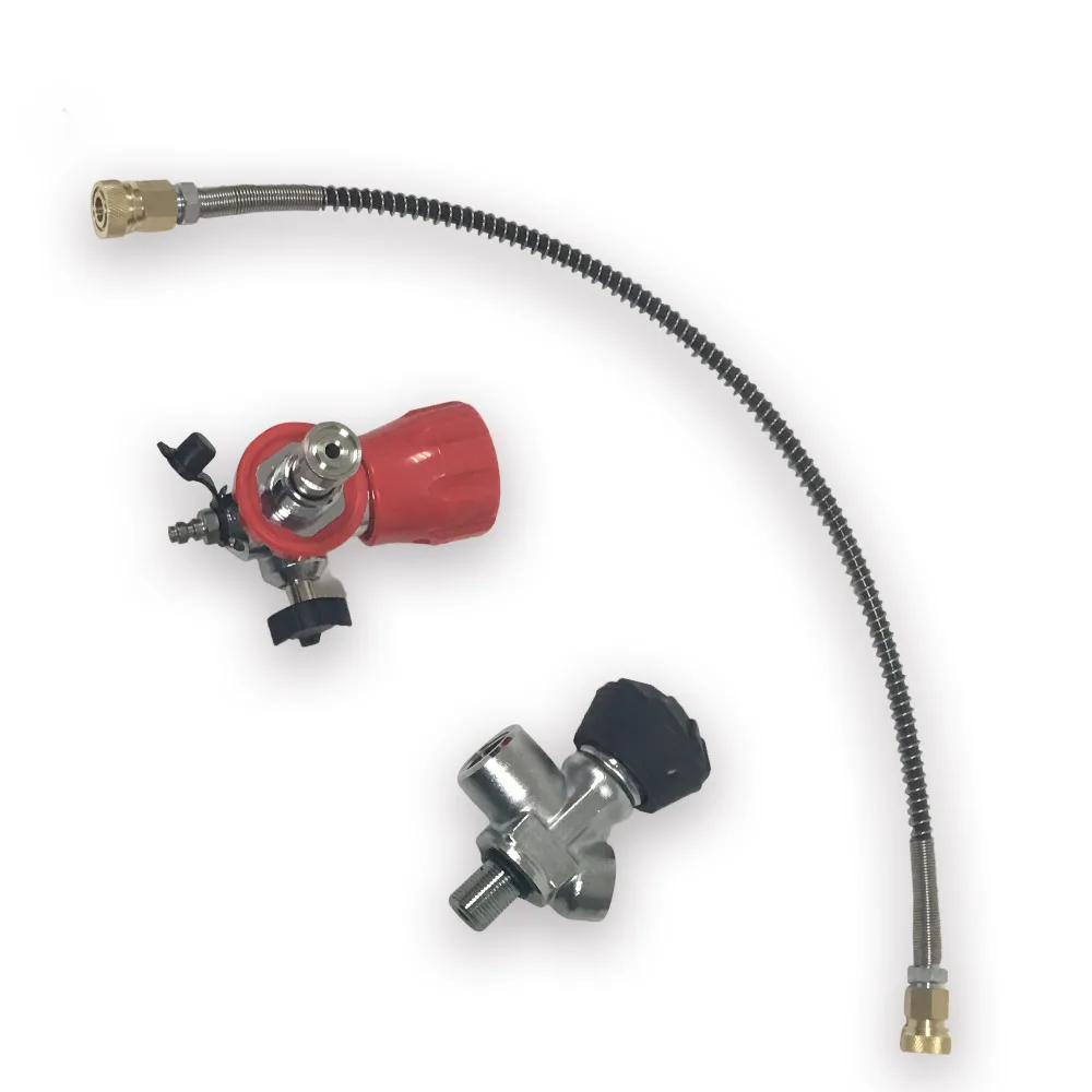 AC309301 Acecare Пейнтбол новый черный HPA цилиндр из углеродного волокна 9L 300bar пистолет