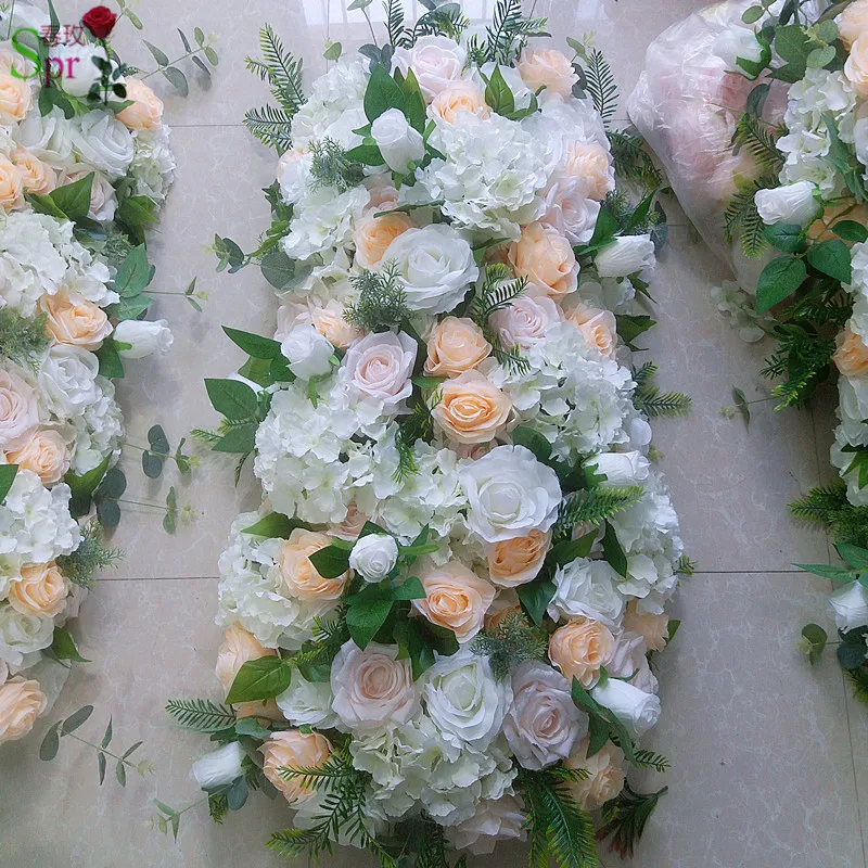 SPR 50CM table centerpiece flower ball wedding artificial flower arrangement for arch 2m 1m table runner wedding table flower SPR 50CM table centerpiece flower ball wedding artificial flower arrangement for arch 2m 1m table runner wedding table flower