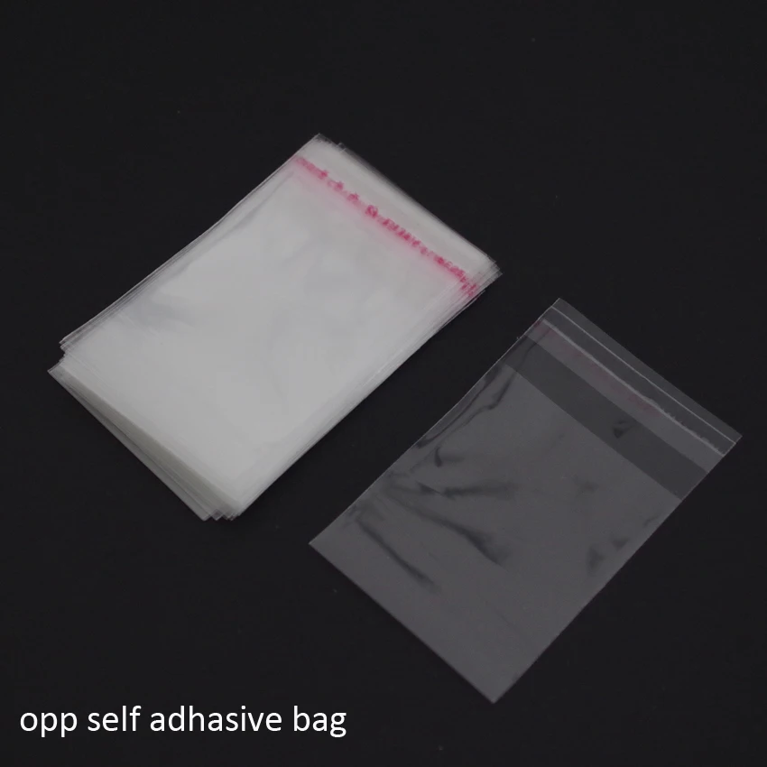 2021 1000pcs Clear Resealable Bopp/poly/ Cellophane Bags 4x6cm(4+2) Transparent Opp Gift Plastic Storage Self Adhesive Seal | Дом и сад