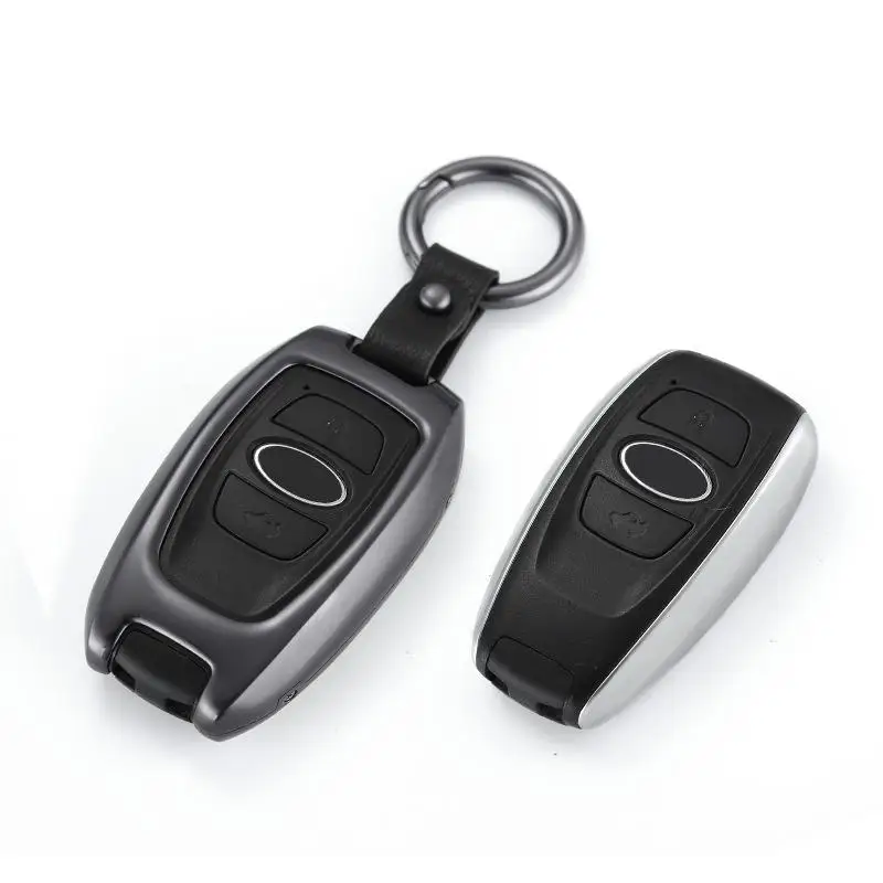 

1pc Car Key Case Shell Cover with Key Chain for Subaru Shell Forester Outback XV Aluminum Metal